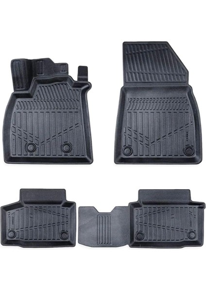 Renault Duster 4x2 (2024-2025) Eco-G/full Hybrid Için Havuzlu Paspas, Yüksek Kenarlı, Esnek, Araca Özel, Kokusuz, Oto Paspas