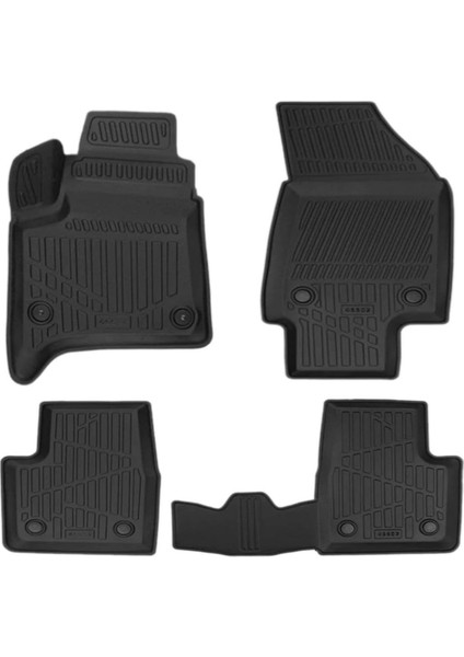 Opel Frontera Hybrid 2025+ Için Havuzlu Paspas, Yüksek Kenarlı, Esnek, Araca Özel, Kokusuz, Oto Paspas