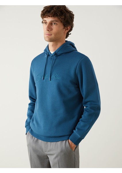 Yeni Sezon Uzun Kollu Baskılı Erkek Hoodie