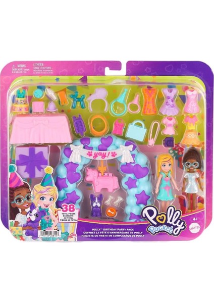 Bfs JCC33 Polly Pocket Pollynin Doğum Günü Partisi Paketi fırsatları