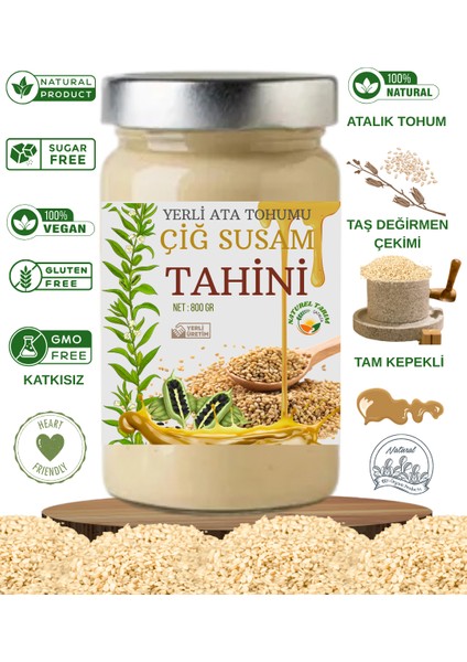 Çiğ Susam Tahini 800 gr fiyatları