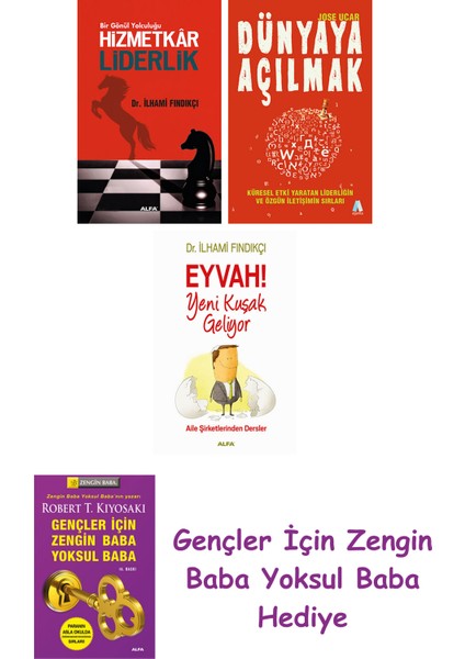 Hizmetkar Liderlik (Cep Boy) + Dünyaya Açılmak + Eyvah! Yeni Kuşak Geliyor