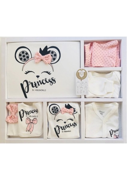 Prıncess 10'lu Kız Zıbın Seti
