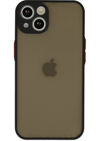 Iphone 15 Kılıf Montreal Silikon Kapak - Siyah