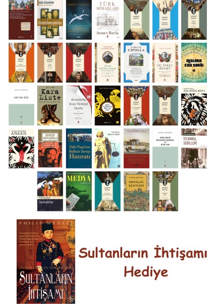 33 Kitaplık Tarih Seti + Sultanların Ihtişamı