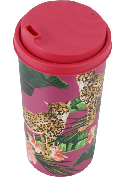 Desenli Kahve Bardağı-Leopar 470 cc 161920-014