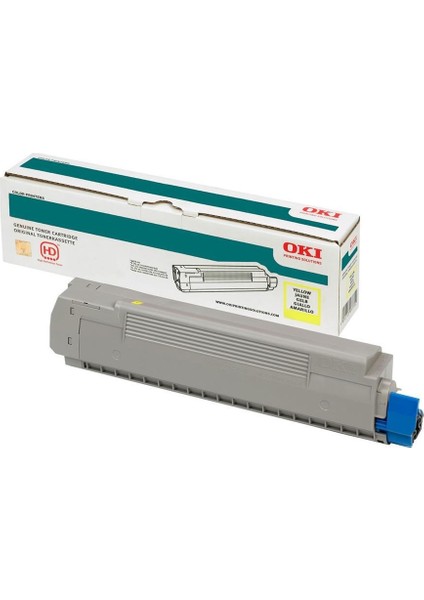 Okı 45862814 Sarı Toner-Y MC873 MC883 10.000 Sayfa