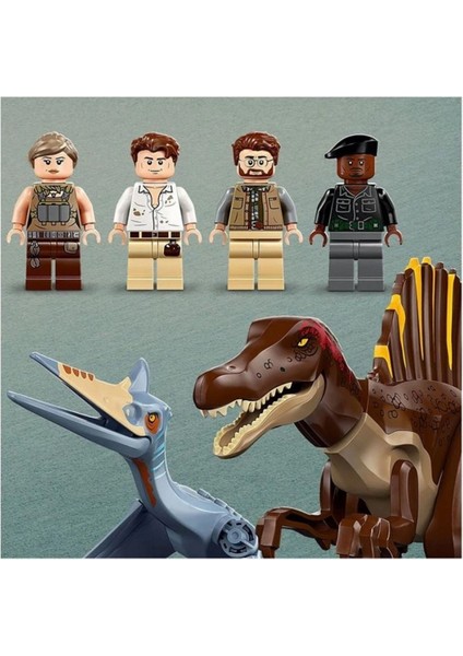 LEGO Jurassic World Spinosaurus ve Quetzalcoatlus Hava Görevi 76976 modelleri