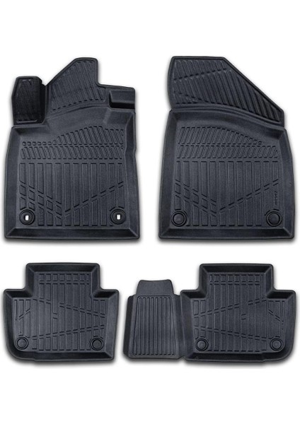 Mg Mg4 2023-2025 Için Havuzlu Paspas, Yüksek Kenarlı, Esnek, Araca Özel, Kokusuz, Oto Paspas