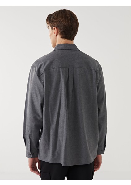 Yeni Sezon Rahat Kalıp Uzun Kollu Erkek Gömlek fırsatları