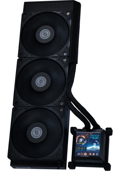 Lıan Lı Hydro-Shıft LCD Performance 360MM LGA1700/1851P/AM5 Soket Siyah Işlemci Sıvı Soğutucu G89.GHSLCD36SB.00 modelleri