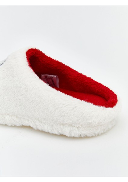 Yeni Sezon Penguen Nakışlı Pelüş Kız Çocuk Ev Terliği indirimleri