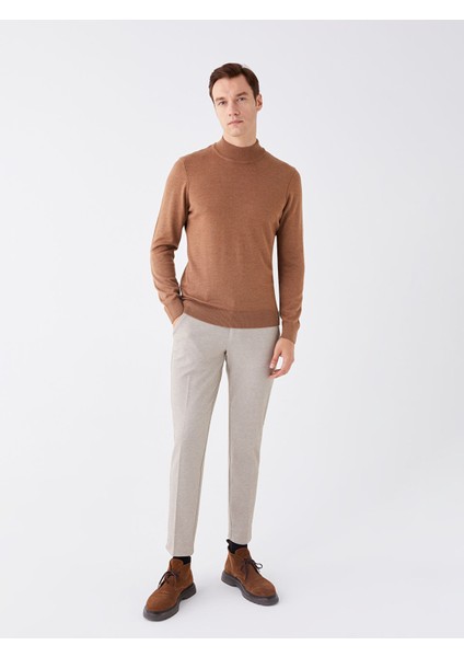 Yeni Sezon Yarım Balıkçı Yaka Uzun Kollu Erkek Triko Kazak modelleri