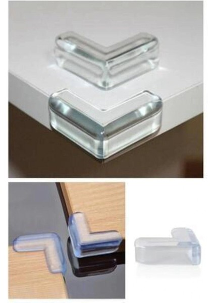 8 Li Masa Sehpa Köşe Koruyucu Silikon- Çocuk Koruma Aparatı fiyatları