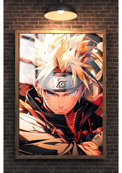 Naruto Anime Naruto Çerçeveli Metal Poster Tablo fiyatları