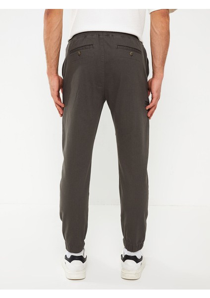 Yeni Sezon Slim Fit Gabardin Erkek Jogger Pantolon fırsatları