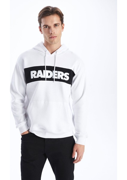 Yeni Sezon Uzun Kollu Baskılı Erkek Kalın Hoodie