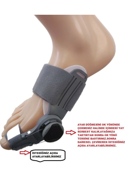 Halluks Valgus Gece Ateli Derece Ayarlı 1 Adet fırsatları
