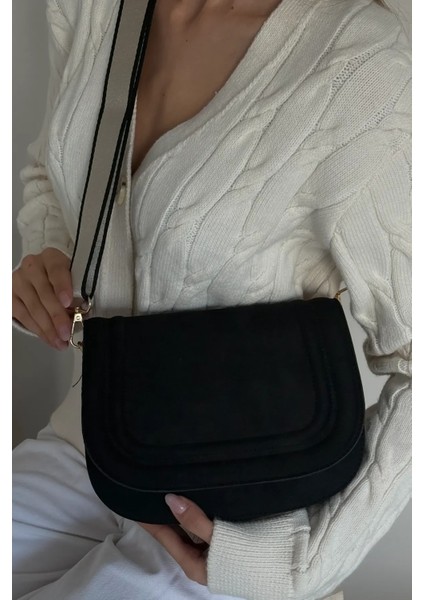 Mai Süet El ve Omuz Çantası