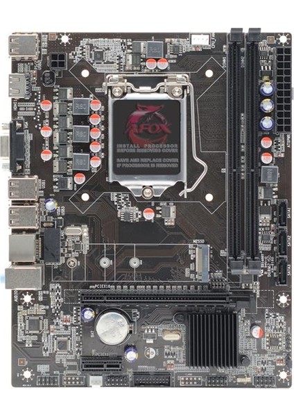 Afox IH61-MA5-V6 H61 2xddr3 Vga+Hdmı 1x Lan 1x M.2 Nvme Gen3 1155 Pın Anakart