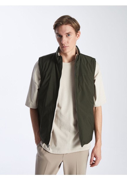 Yeni Sezon Standart Kalıp Dik Yaka Erkek Şişme Yelek modelleri