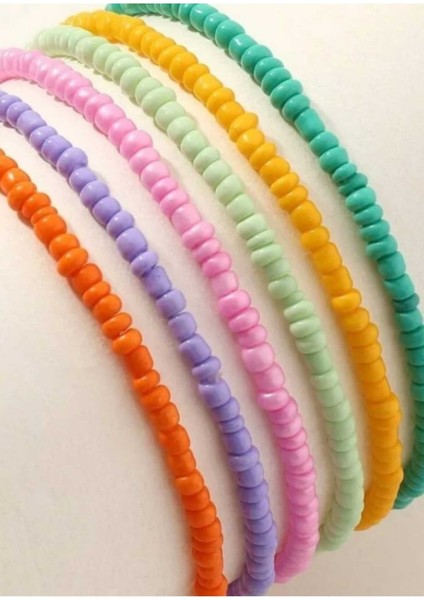 Rengarenk Kum Boncuk Bileklik