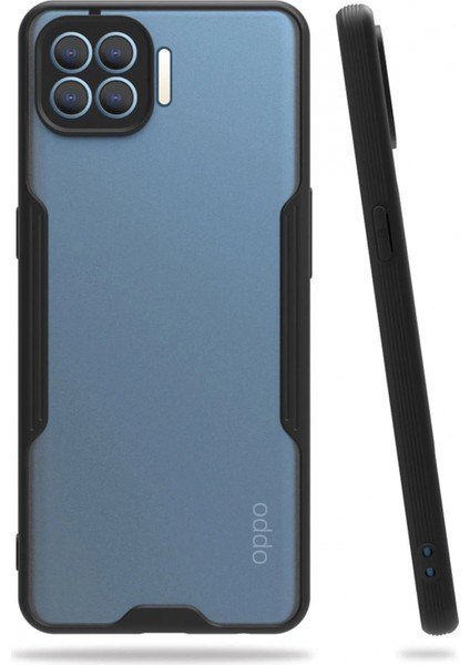 Ieg Oppo Reno 4 Lite Kılıf Platin Silikon - Siyah