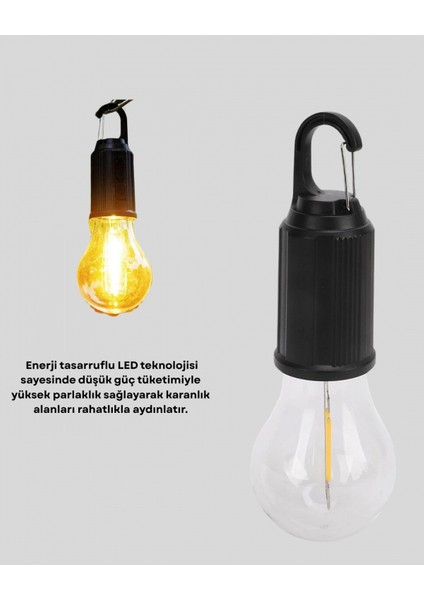 Type-C Şarjlı LED Kamp Lambası – Uzun Ömürlü Pil ve Yüksek Parlaklık fiyatları