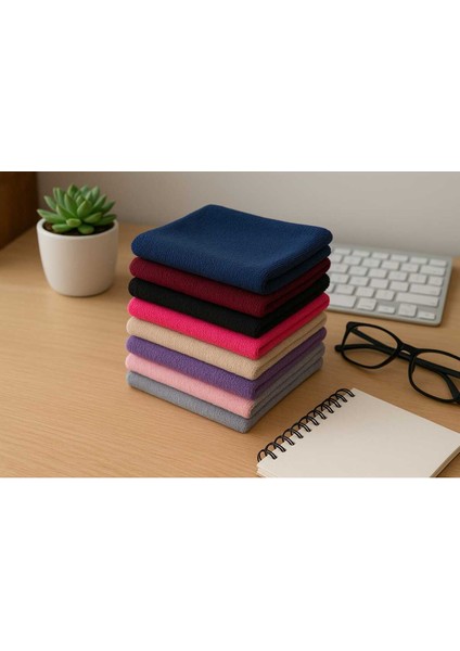 Mikrofiber Gözlük Silme Bezi 8 Adet Renkli