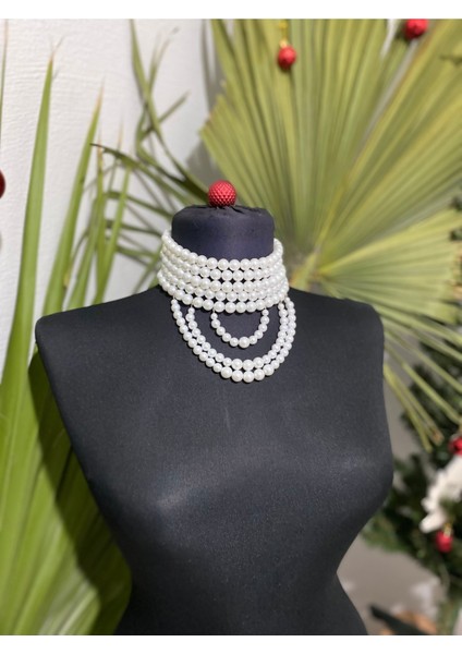 Demet Çoklu Inci Kolye modelleri