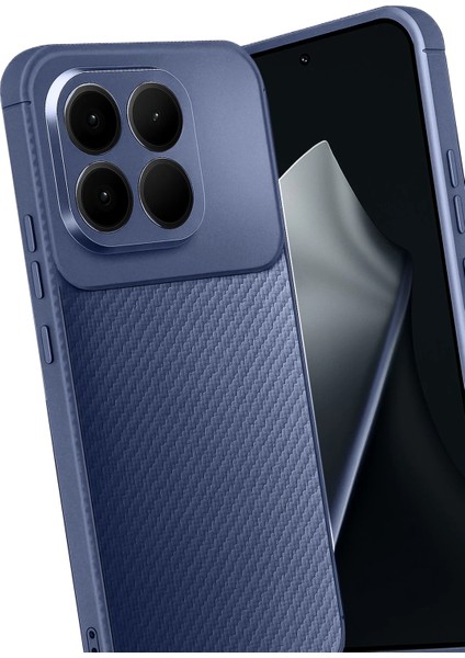 Nrtmsa Newface Xiaomi Mi 15T Auto Focus Karbon Kapak - Lacivert modelleri