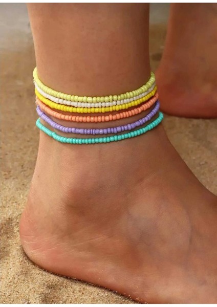 Rengarenk Kum Boncuk Halhal