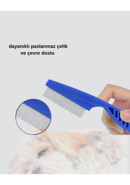 Nrtmsa Evcil Hayvan Tüy Bakım Seti – 4’lü Paslanmaz Çelik ve Eco Plastik, Kolay Temizlenebilir ve Dalı indirimleri