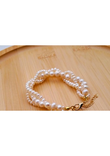 Fenomen Çoklu Örgü Inci Bileklik