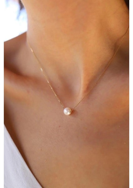 Gold Zıncır Incı Detaylı Kolye fiyatları