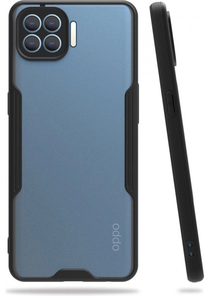 Oppo Reno 4 Lite Kılıf Platin Silikon - Siyah