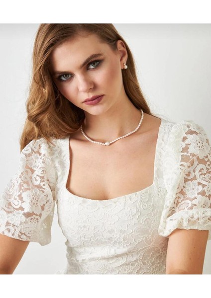 Klasik Inci Takı Seti modelleri