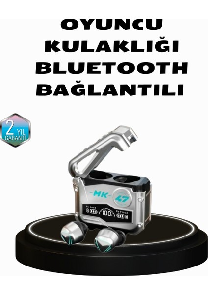 Nrtmsa Kablosuz Spor Kulaklık – Düşük Gecikmeli Oyun Modu, Powerbank Şarj Kutusu