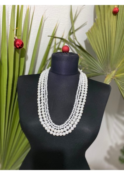 Long Çoklu Inci Kolye fiyatları