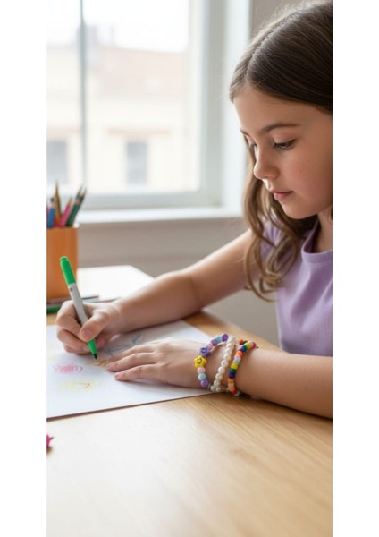 Esu Üçlü Çocuk Boncuk Bileklik