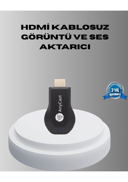 Nrtmsa Akıllı Telefon ve Tv Arasında Kablosuz Ekran Yansıtma Cihazı