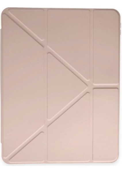 Ipad 10.2 (8.nesil) Kılıf Kalemlikli Mars Tablet Kılıfı - Rose Gold modelleri