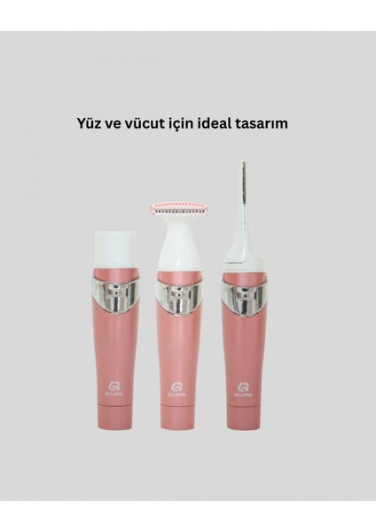 3 Başlıklı Taşınabilir Yüz ve Vücut Tüy Alma Makinesi fırsatları