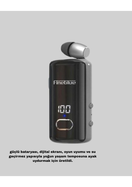 Nrtmsa Bluetooth 5.3 Kablosuz Kulaklık Geri Çekilebilir Kablolu ve Ekranlı indirimleri