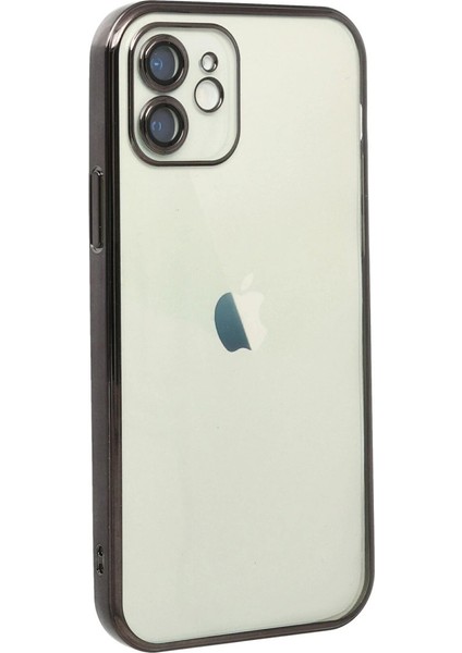 Iphone 12 Kılıf Razer Lensli Silikon - Siyah modelleri