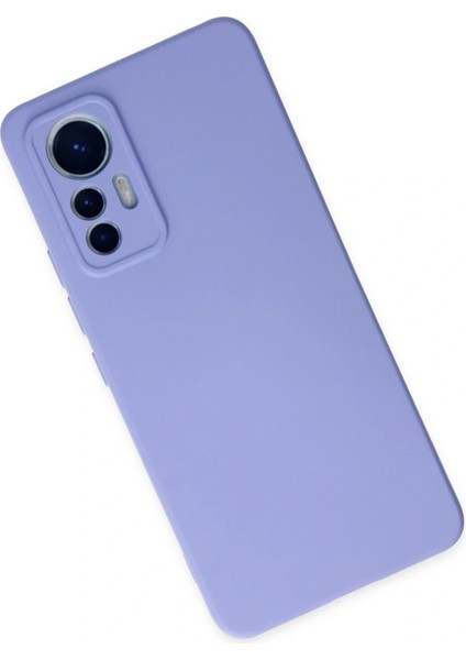 Xiaomi Mi 12 Lite Kılıf Nano Içi Kadife Silikon - Lila modelleri
