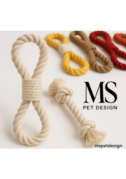 2'li Köpek Halat Oyuncagi Seti - Dogal Pamuk,el Yapimi,dis Temizligi Destekli Çekistirme Oyuncag! fiyatları