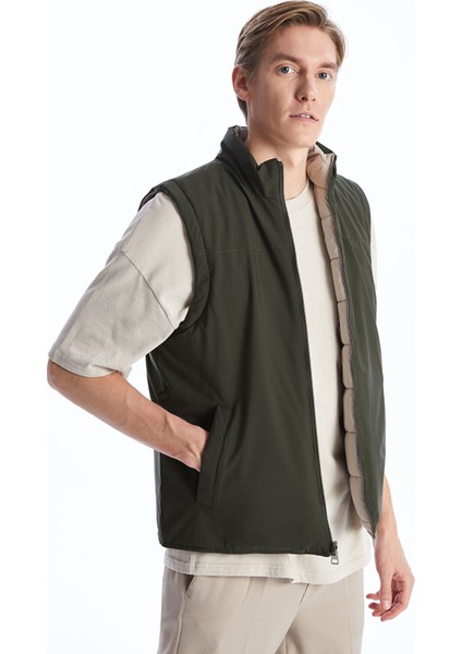 Yeni Sezon Standart Kalıp Dik Yaka Erkek Şişme Yelek modelleri