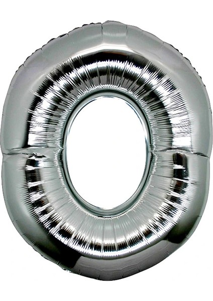 Ieg® O Harf Folyo Balon Gümüş Renk 40 Inç (4887)