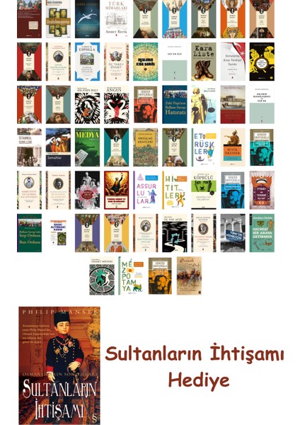 58 Kitaplık Tarih Seti + Sultanların Ihtişamı